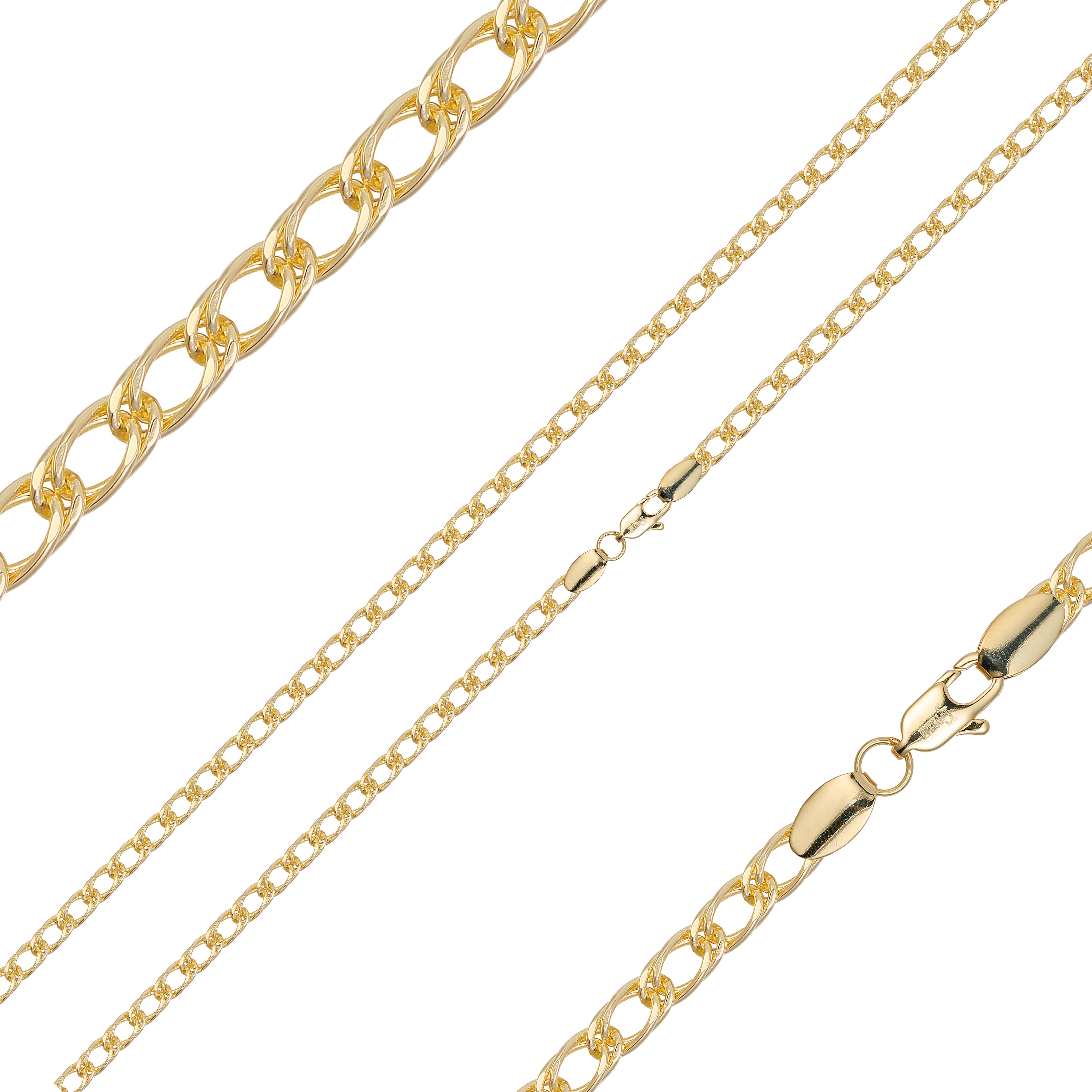 Mit Ros¨¦gold plattierte Pailletten-Spitzenketten