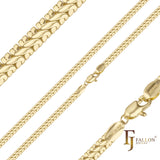 Cadenas serpiente enchapadas en Oro 14K, Oro Rosa