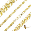 Correntes de elo redondo Infinity 8 de 1,5 mm a 4 mm banhadas em ouro 14K, ouro rosa, ouro branco, dois tons
