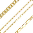 Correntes de rolo de anel duplo de ouro 14K