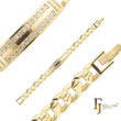 Men's ID bracelets plated in 14K Gold, Rose Gold colors