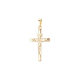 🔥 Eastern Orthodox Russian pendant in 14K Gold, 18K Gold & White Gold plating colors