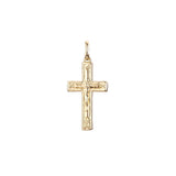 🔥 Eastern Orthodox Russian pendant in Rose Gold two tone, 14K Gold plating colors