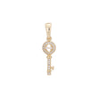 Key cluster pendant in Rose Gold, 14K Gold plating colors