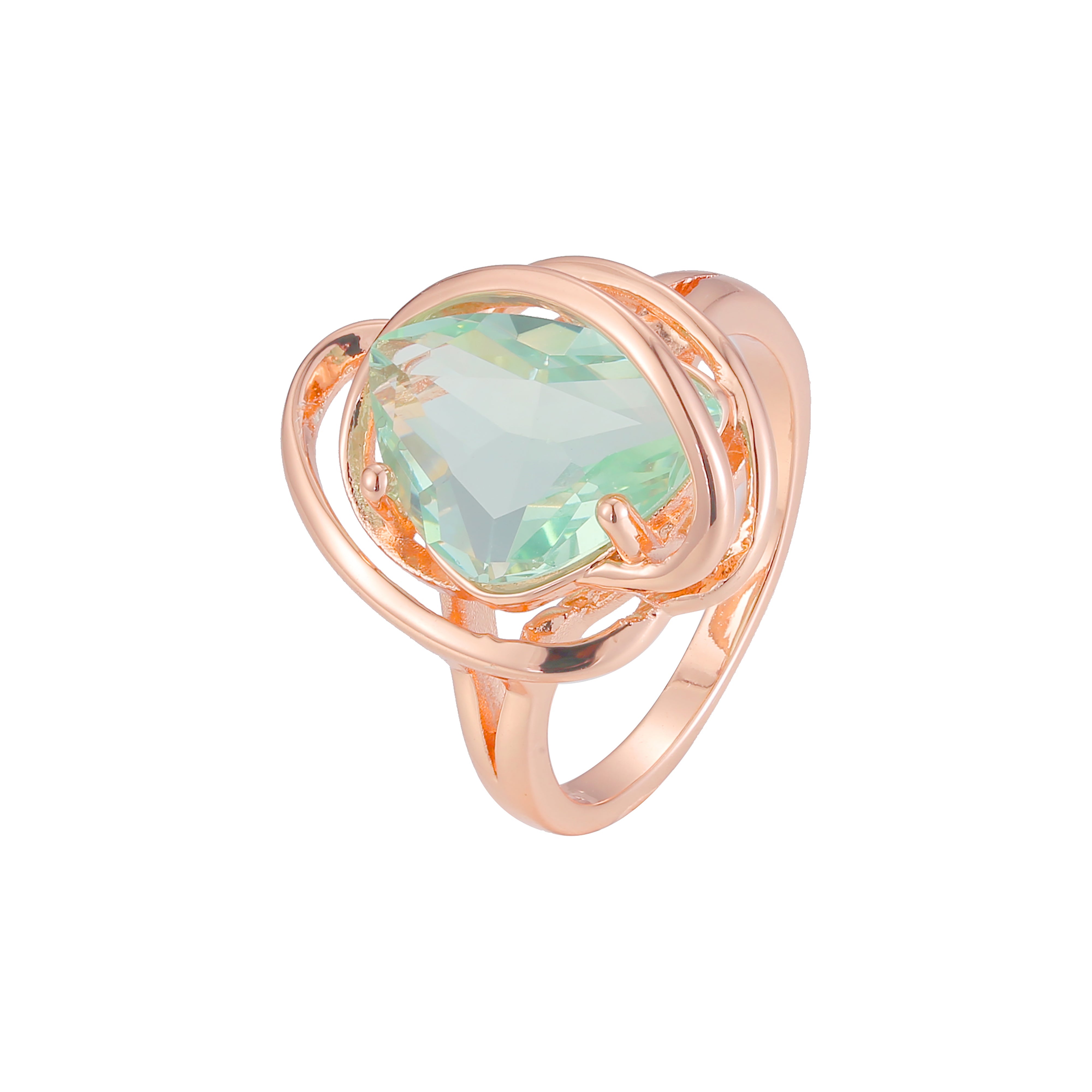 Luxuri?se Cluster-Blumenringe aus Ros¨¦gold