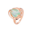 Luxuri?se Cluster-Blumenringe aus Ros¨¦gold