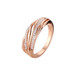 Zweifarbige Solit?rringe aus Ros¨¦gold