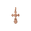 🔥 Maltese Eastern Orthodox Russian pendant in Rose Gold two tone, 14K Gold plating colors