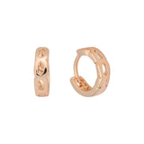 Rose Gold huggie earrings