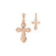 🔥 Eastern Orthodox Russian pendant in Rose Gold, White Gold plating