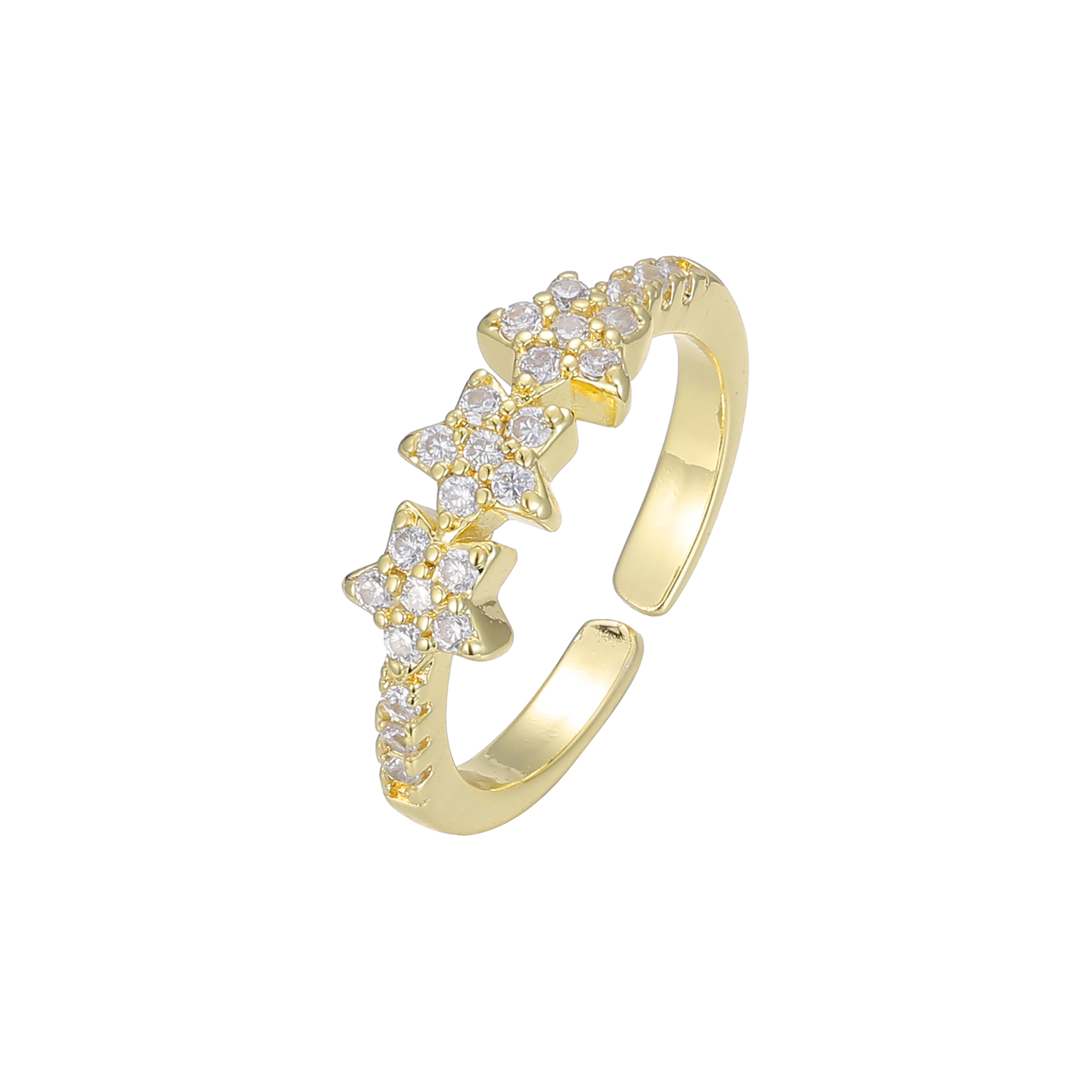 Offene Ringe aus 14-kar?tigem Gold