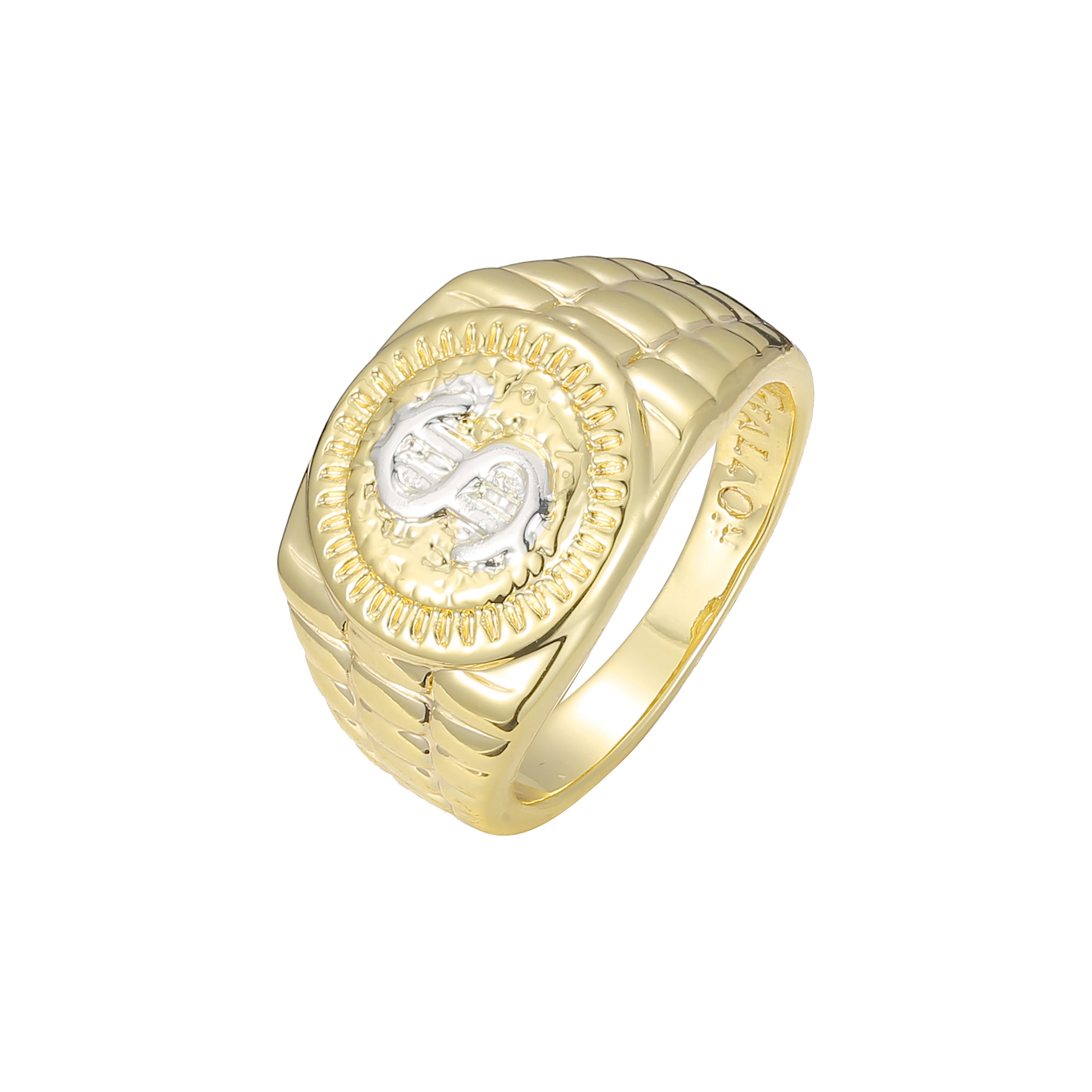 14K Gold Herrenringe in 2 Farben
