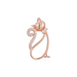 Cat animal pendant in Rose Gold, 14K Gold plating colors