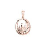 Pendant in Rose Gold two tone, 14K Gold plating colors