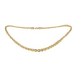 Bismark rolo link bracelets plated in 14K Gold colors