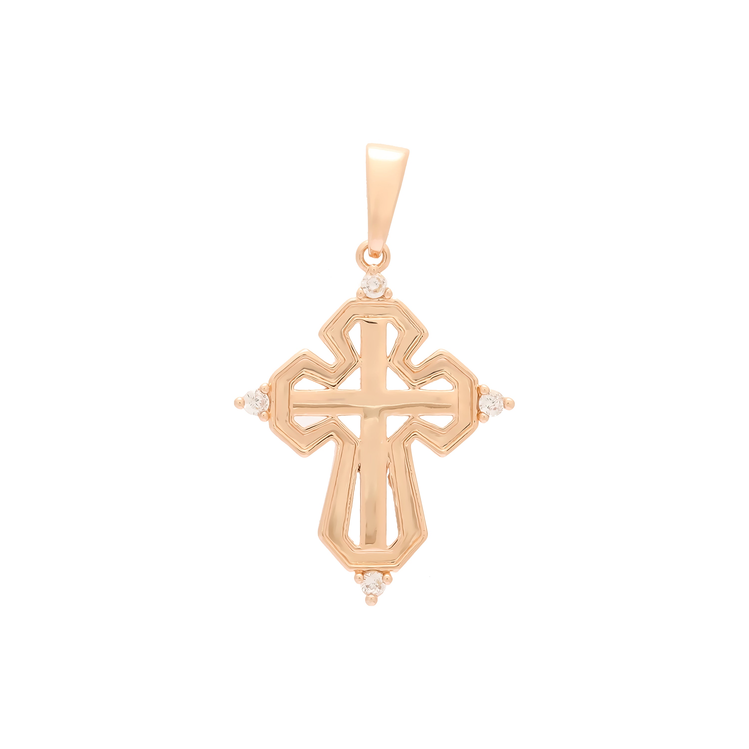 14K ゴールド クロス ペンダント