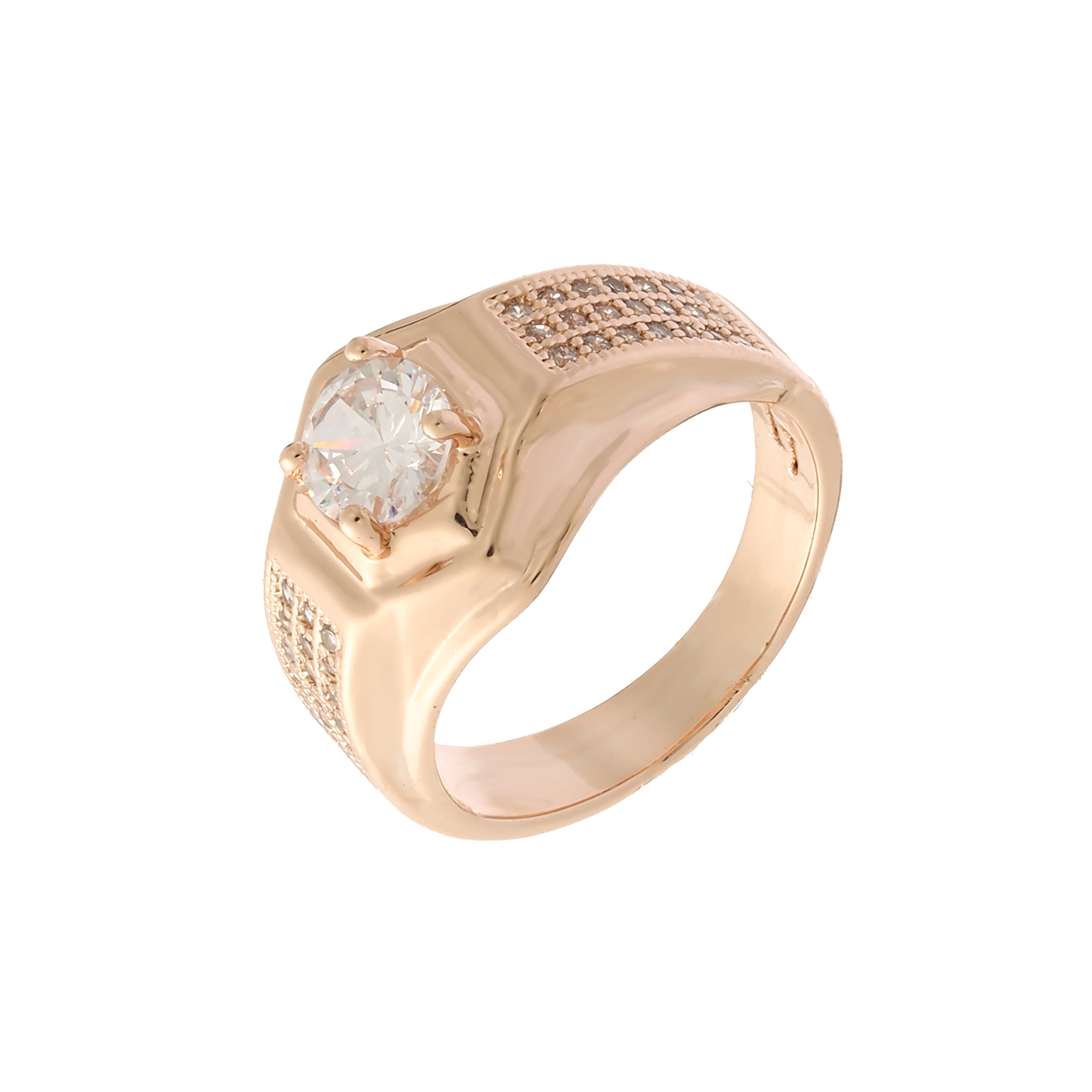 Anillos en Oro de 14K, baño de Oro Rosa colores