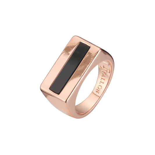 anéis de ouro rosa