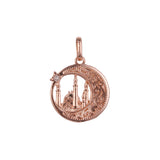 Pendant in Rose Gold two tone, 14K Gold plating colors