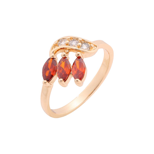 anéis de ouro rosa