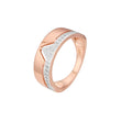Zweifarbige Clusterringe aus Ros¨¦gold