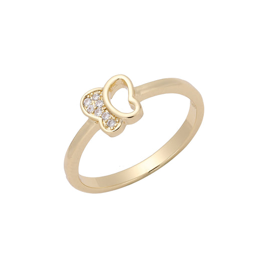 Rings in 14K Gold, Rose Gold plating colors