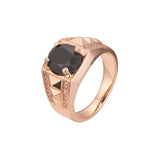 Solitaire Men’s rings in 18K Gold, 14K Gold, Rose Gold plating colors