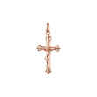 🔥 Eastern Orthodox Russian budded pendant in Rose Gold & 14K Gold plating colors