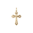Maltese Eastern Orthodox Russian pendant in 14K Gold, Rose Gold, White Gold plating colors