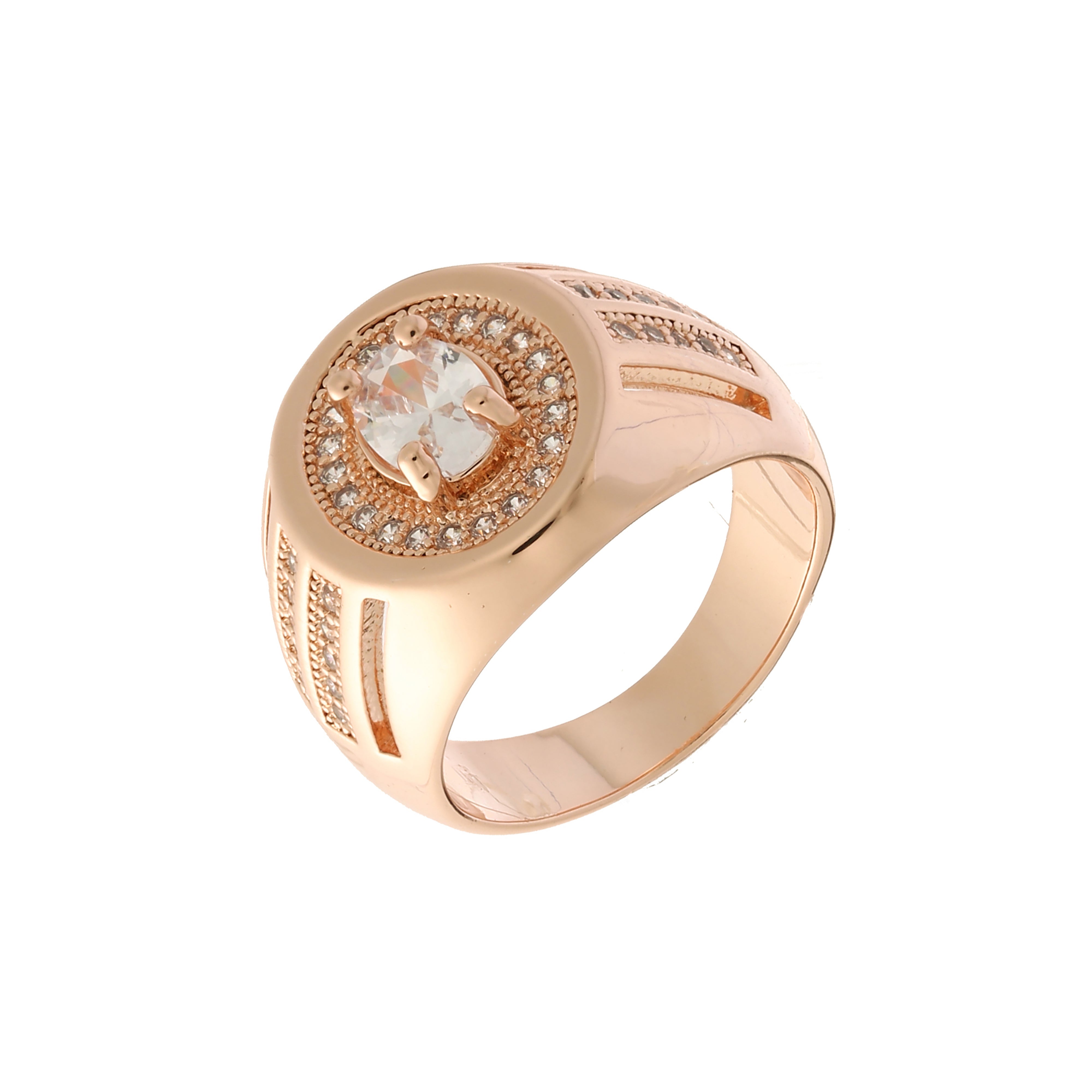 Anillos en Oro de 14K, baño de Oro Rosa colores