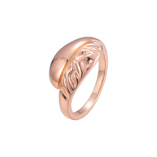 Ros¨¦goldene Ringe im Musiknoten-Design