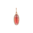 Solitaire pendant in 14K Gold, Rose Gold plating colors