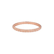 Stapelbare Armbänder aus 14-karätigem Gold und Roségold