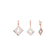 Filigranes Renaissance-Schmuckset mit Spiralbl?ttern aus Ros¨¦gold