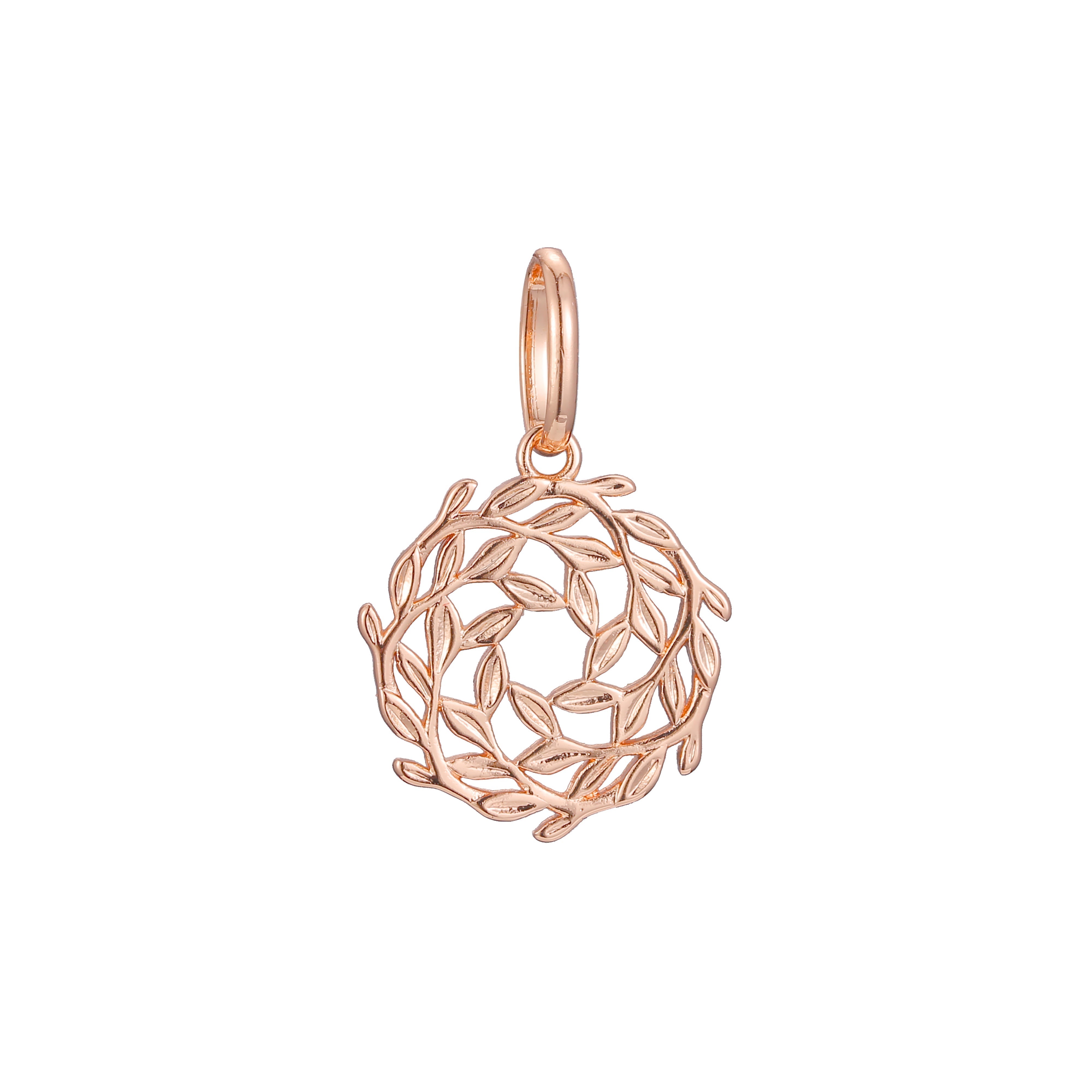 Dije en Oro Rosa, baño de Oro 14K colores