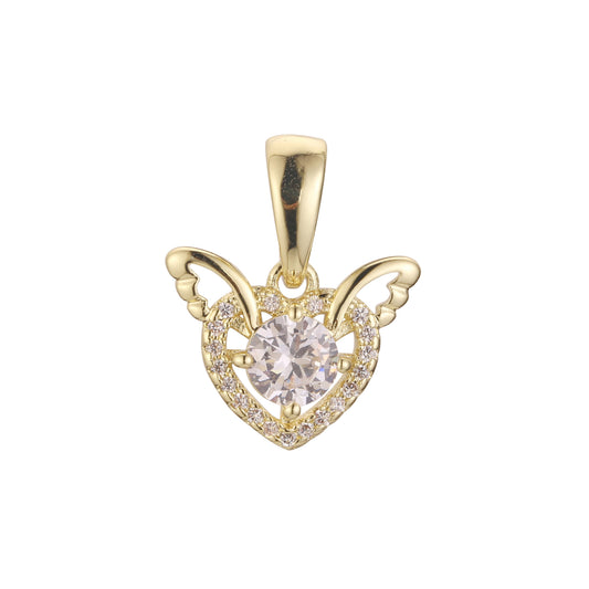 Pendant in Rose Gold, 14K Gold plating colors