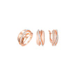Zweifarbiges Solit?r-Set aus Ros¨¦gold