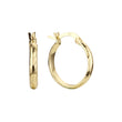 Hoop earrings in 14K Gold, Rose Gold, two tone plating colors