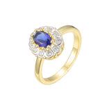 <p>Clusterringe aus 14-kar?tigem Gold mit f¨¹nf Steinen</p>
