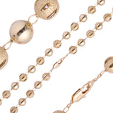 14K 金镀珠链