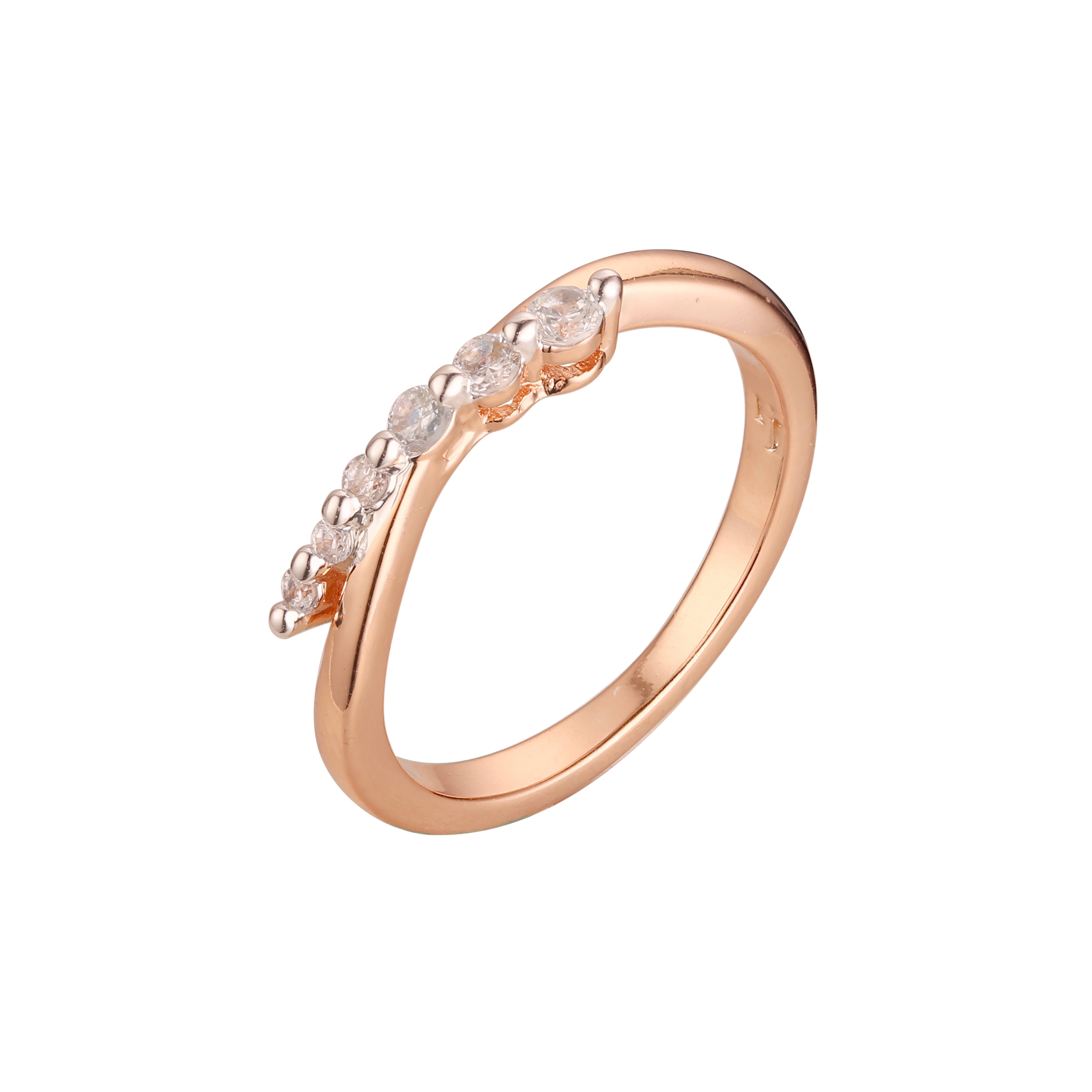 Zweifarbige Clusterringe aus Ros¨¦gold