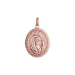 Virgin Mary of Kazan pendant in Rose Gold, 14K Gold plating colors