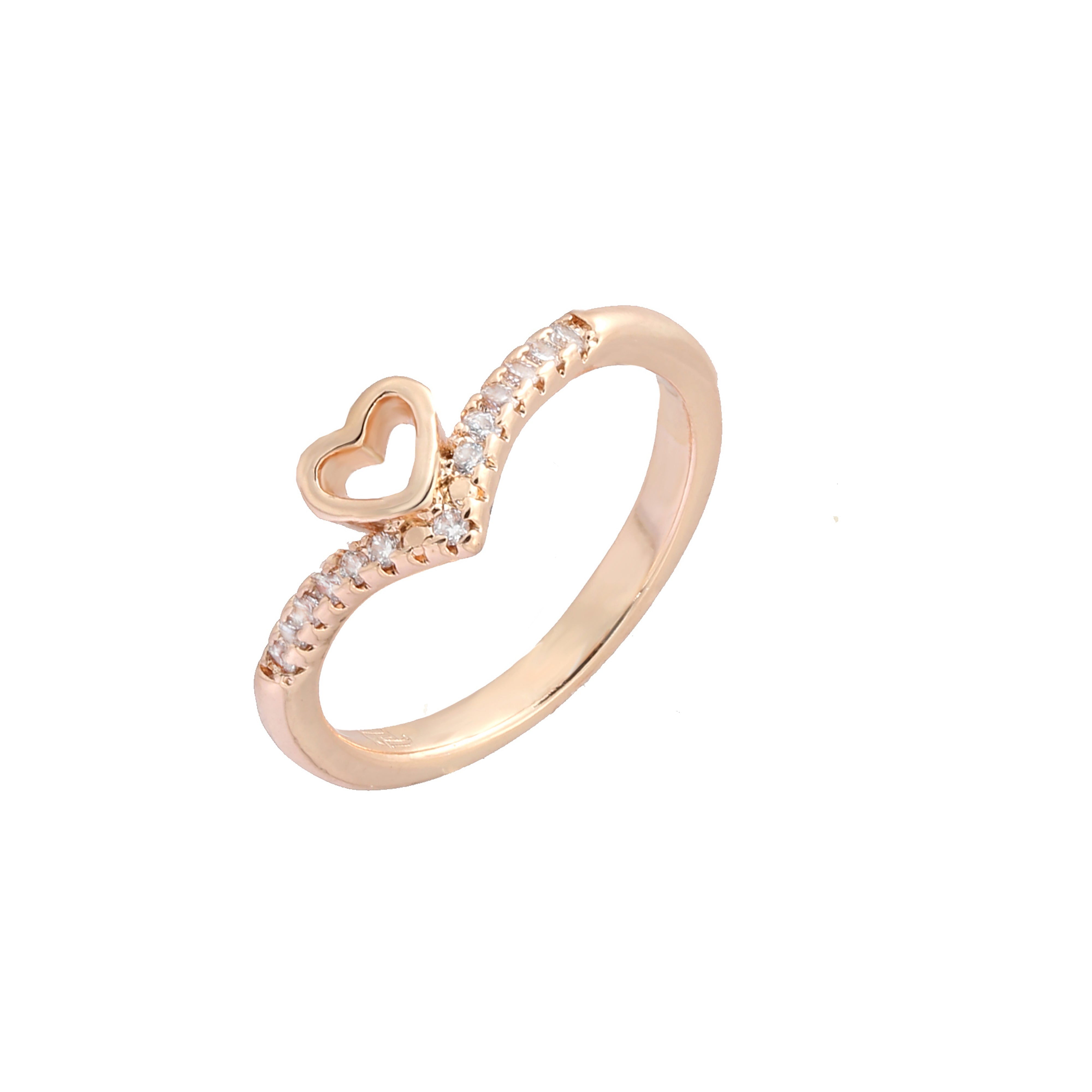 Gro?e Herzringe aus Ros¨¦gold