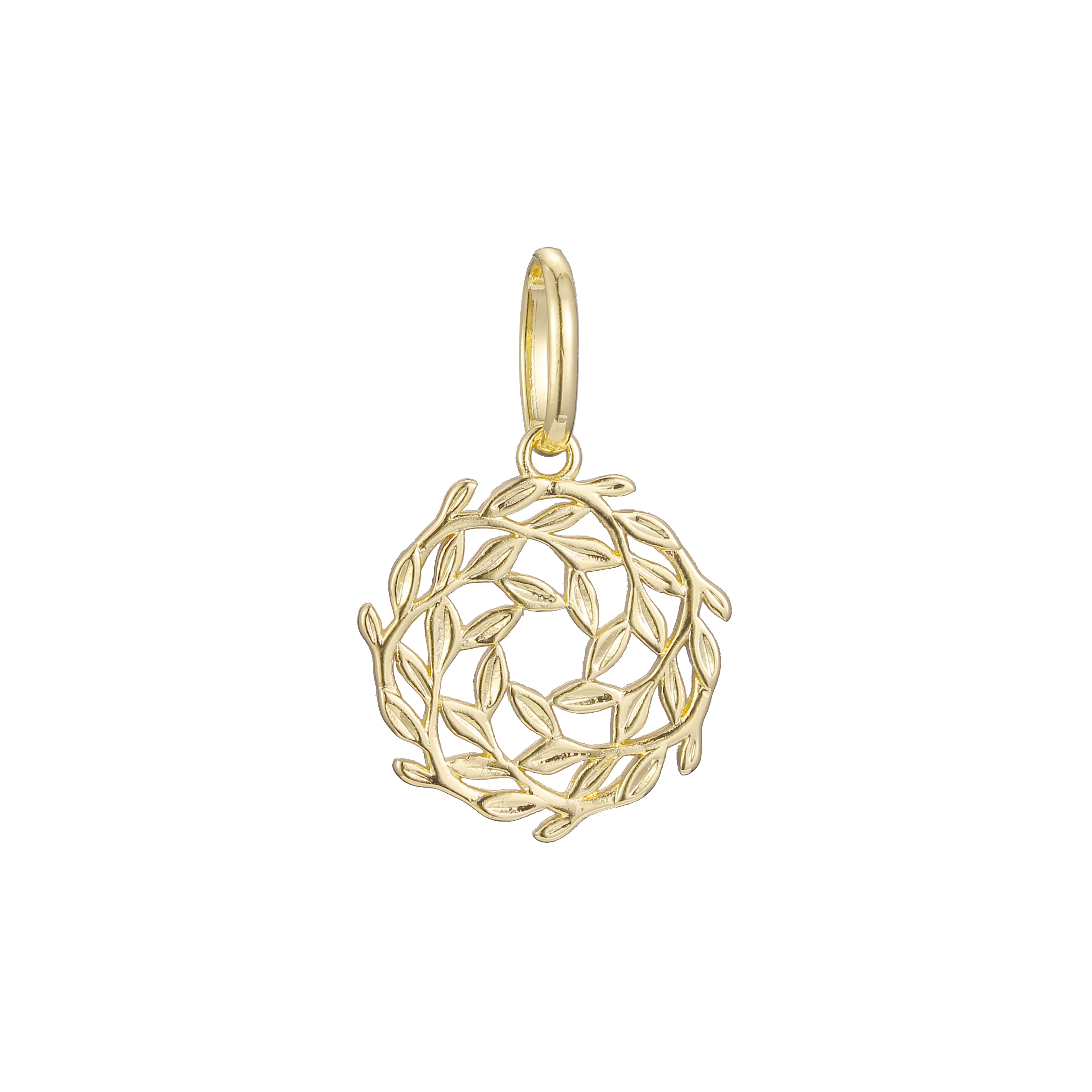 Dije en Oro Rosa, baño de Oro 14K colores