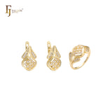 14-karätiges Gold-Set mit Ringen