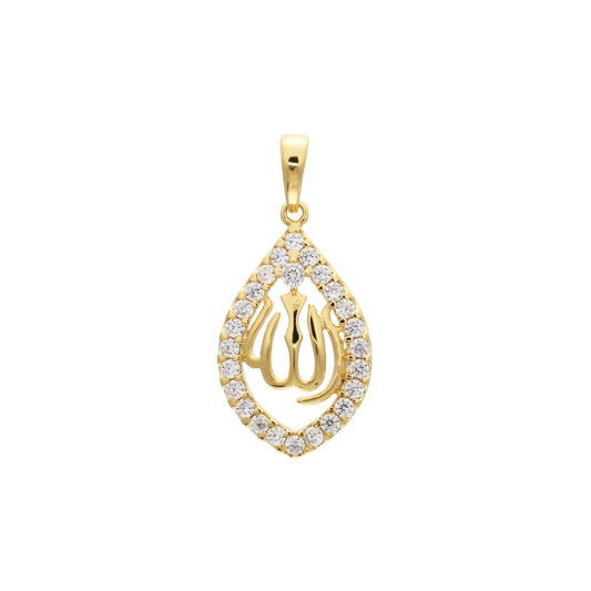 Pingente em ouro rosa, cores banhadas a ouro 14K