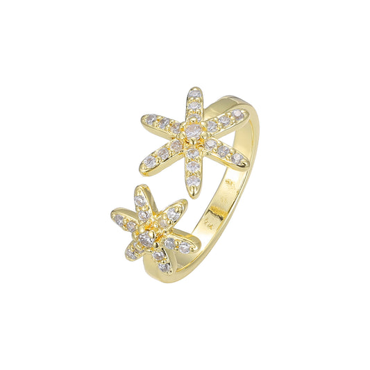 14K Gold open rings