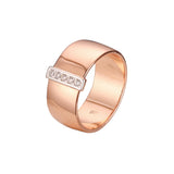 Zweifarbige Clusterringe aus Ros¨¦gold