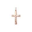 🔥 Minimalism Crucifix Rose Gold, 14K Gold Cross Pendant
