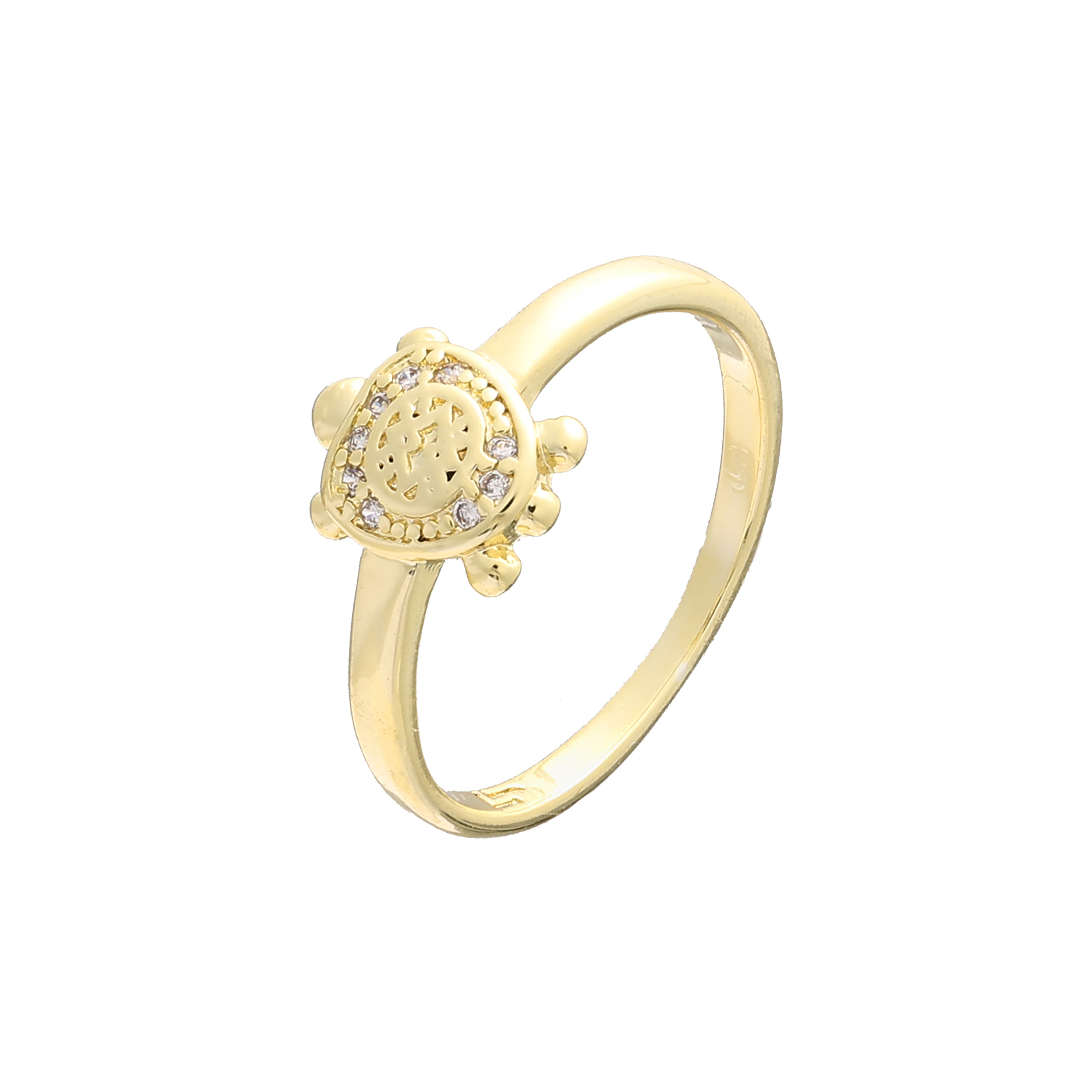 14K 金戒指，双色
